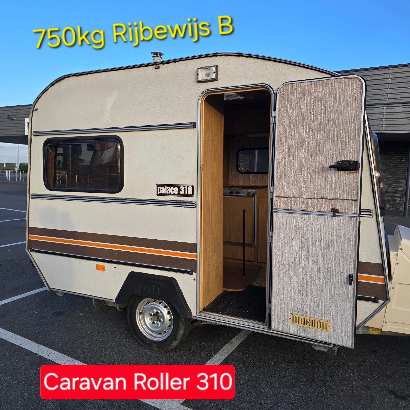 Chantier naval de 24 caravanes de 750 kg, food truck, wagon, Entreprise