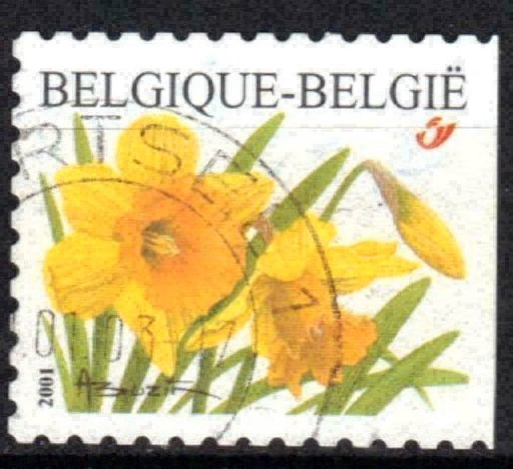 Belgie 2001 - Yvert 3041 /OBP 3046a - Bloemen (ST), Verzenden, Gestempeld, Gestempeld