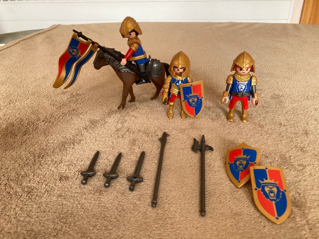 Playmobil Verkenners van de leeuwenridders, 4-10 jaar, Kinderen en Baby's, Ophalen of Verzenden, Zo goed als nieuw, Losse onderdelen
