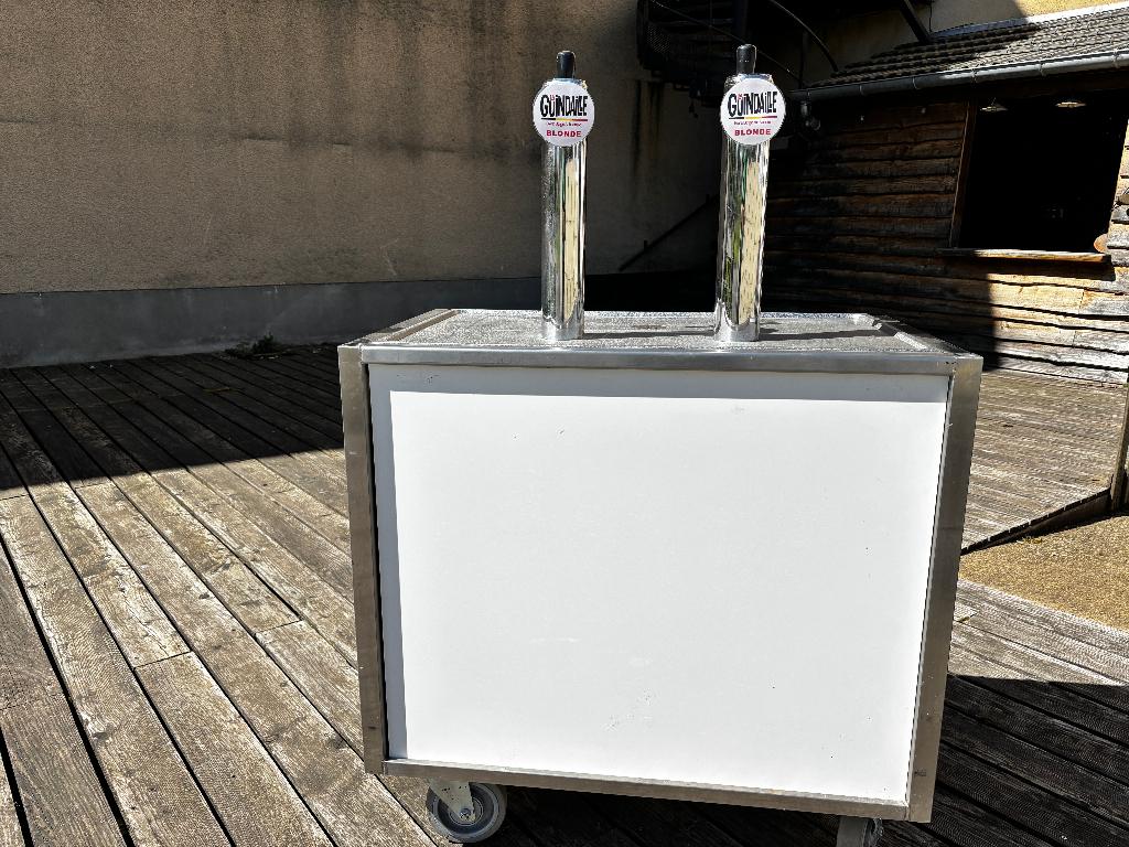 Bierpomp met 2 tuiten, volledig roestvrijstalen pomp, Ophalen, Zo goed als nieuw, Overige merken