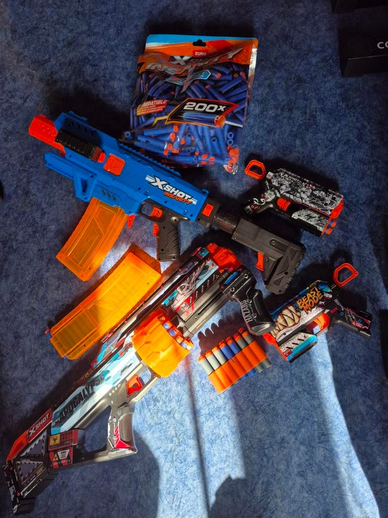 X shot speelgoed geweren, Ophalen, Zo goed als nieuw