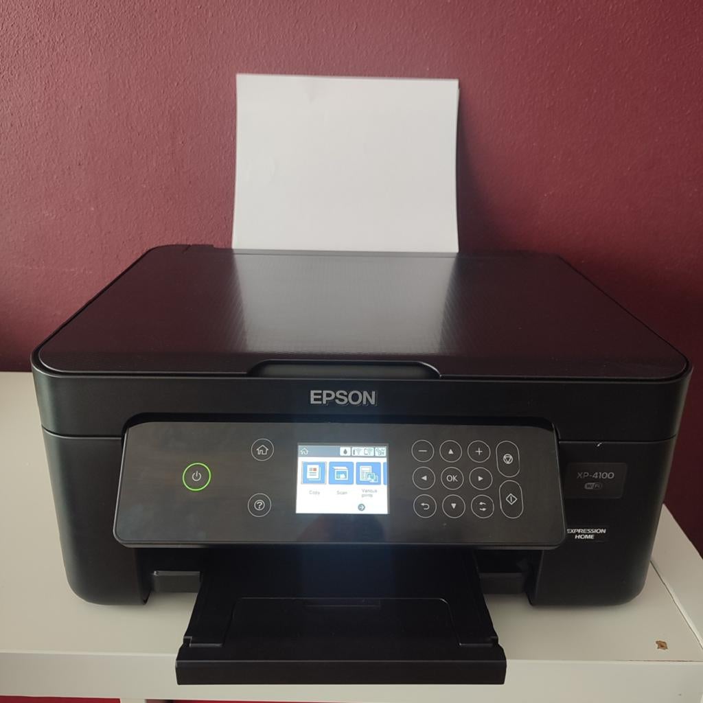 Epson Expression Home XP-4100 ( 3 in 1) met Wifi, Informatique & Logiciels, Imprimantes, Enlèvement, Impression couleur, Imprimante à jet d'encre