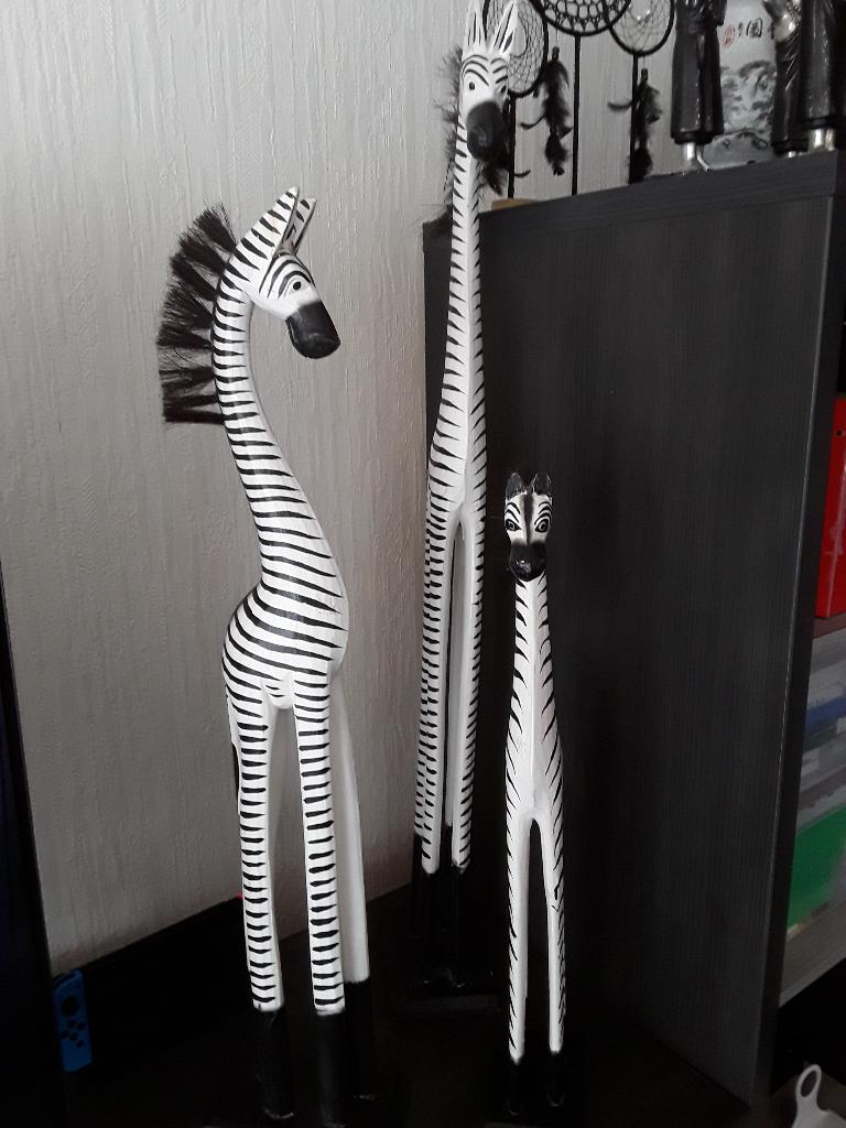 Décoration de 3 zebres, Enlèvement, Comme neuf