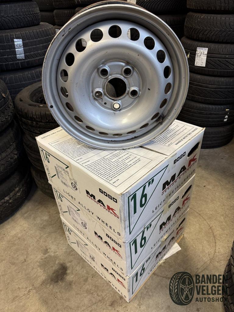 4 x Volkswagen T5 T6 California Velg 16 Inch 5 x 120 ET51 NG, Auto-onderdelen, Banden en Velgen, Velg(en), -, -, Ophalen of Verzenden