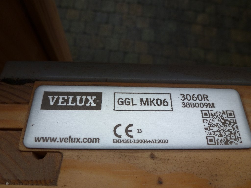 velux dakraam, Double vitrage, Lucarne, Enlèvement, Utilisé