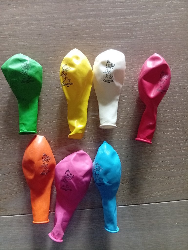 Lot de ballons à gonfler à l'effigie du Scrameustache, Enlèvement ou Envoi, Neuf, Article de fête