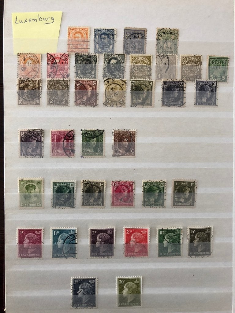 Timbres du Luxembourg, Enlèvement ou Envoi, Affranchi