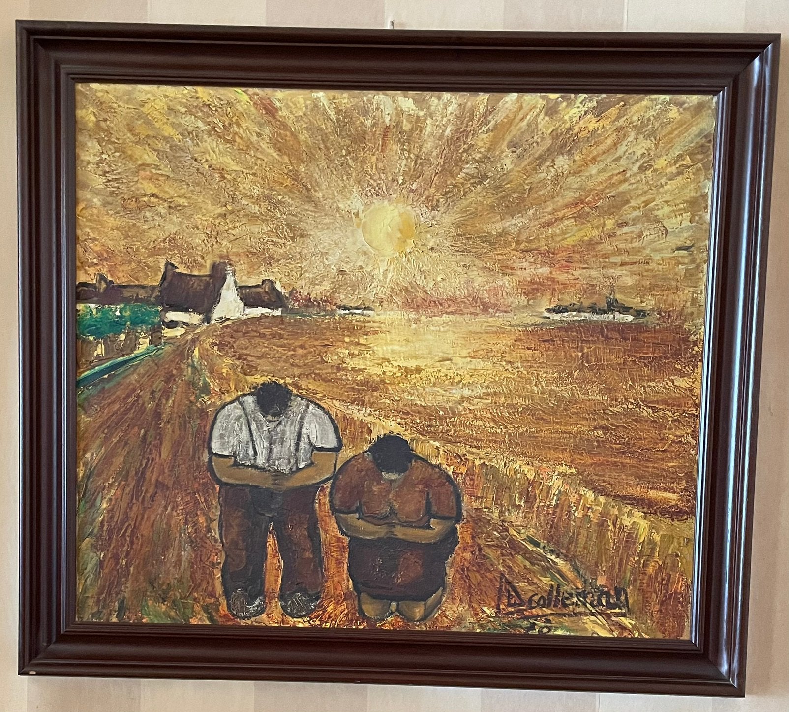 Expressionistisch Schilderij – Willy Colleman, Antiek en Kunst, Kunst | Schilderijen | Klassiek, Ophalen, Expressionistisch, Gedateerd