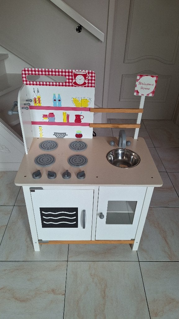 Speelkeuken in hout, Kinderen en Baby's, Ophalen, Gebruikt, Hout, Speelkeuken