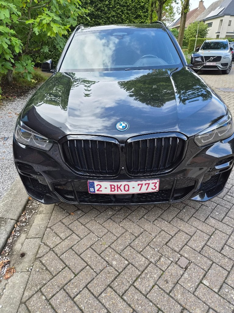 BMW X5 XDRIVE45E, Auto's, Automaat, Zwart, Leder, Dealer onderhouden