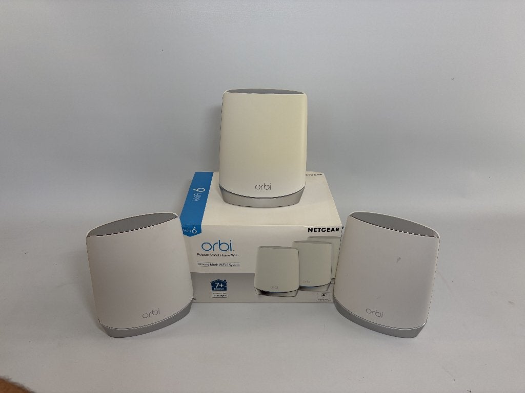 Netgear Orbi RBK753 AX4200 WiFi 6 Mesh systeem 3-pack, Ophalen of Verzenden, Gebruikt, Netgear