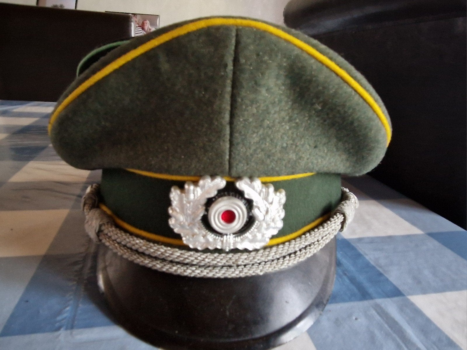 Duitse kepie 65€ ook nog 3 andere fotos beschikbaar, Collections, Objets militaires | Seconde Guerre mondiale, Enlèvement ou Envoi