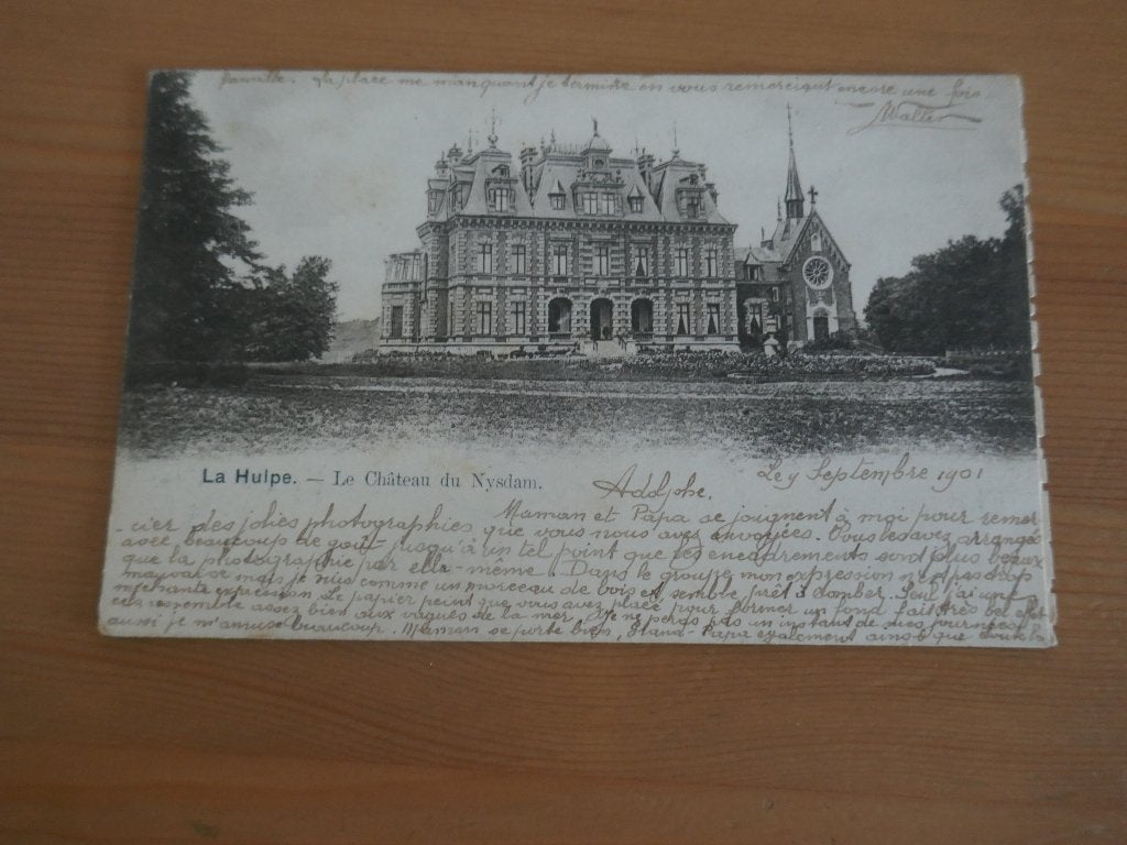 La Hulpe Le Château de Nysdam, Enlèvement ou Envoi, Affranchie, Brabant Wallon