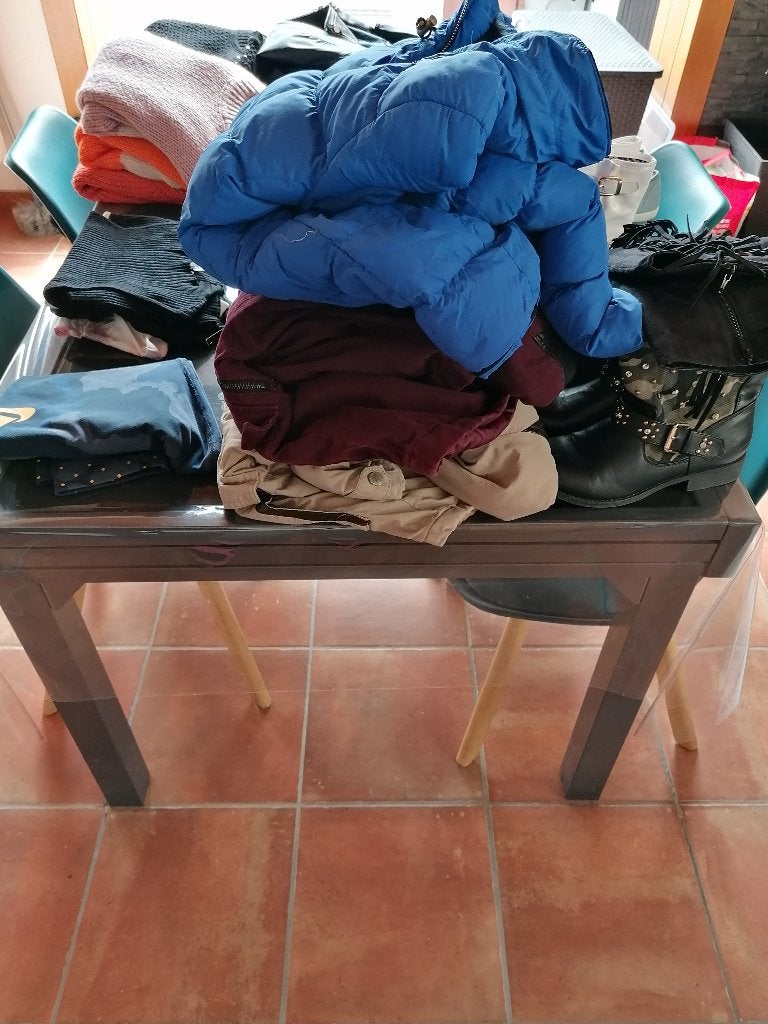 Gros lot de vêtements et chaussures femme (105 pièces), Enlèvement, Porté
