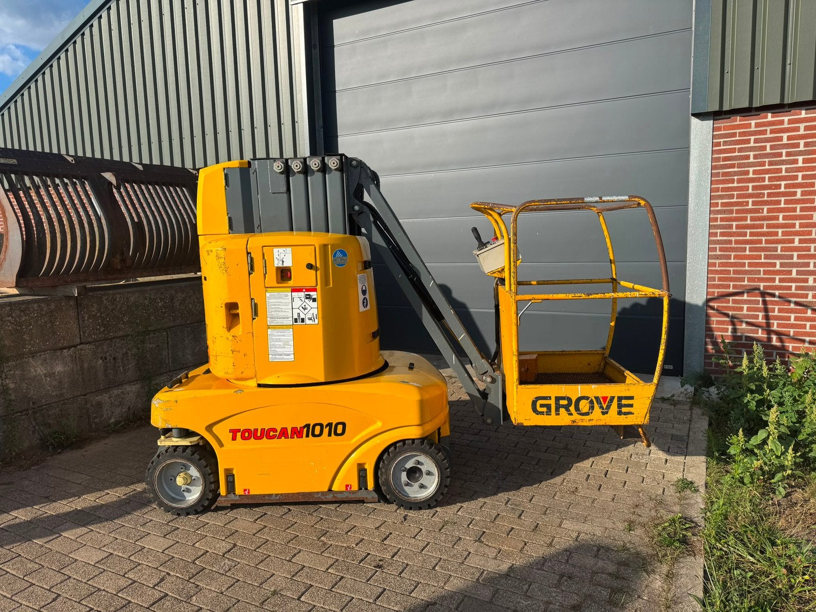 Grove (JLG) toucan 1010 elektrische masthoogwerker, Enlèvement