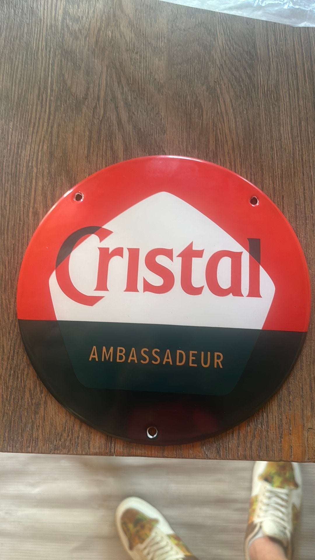 Cristal Alken emaille ambassdeur, Enlèvement ou Envoi, Comme neuf