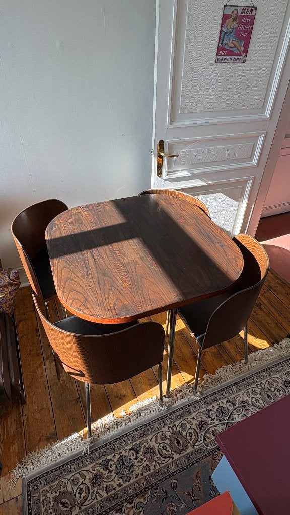Designset ikea Sandra Kragnert, Huis en Inrichting, Tafels | Eettafels, Ophalen, Gebruikt, Vier personen, Vierkant