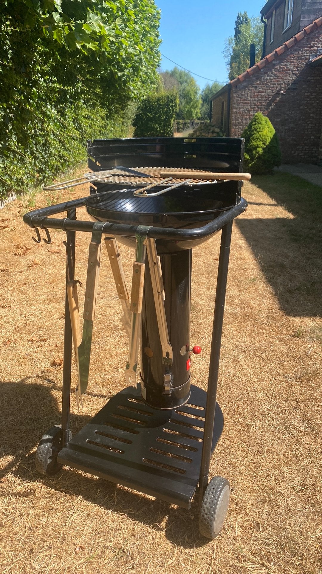 Barbecue noir avec set Barbecook, Enlèvement, Utilisé