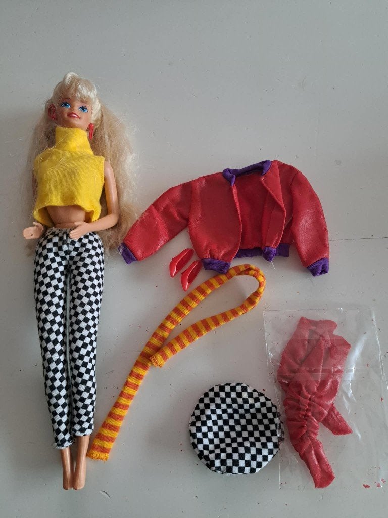 Barbie benetton shopping 1991 vintage mattel, Verzamelen, Verzenden, Gebruikt