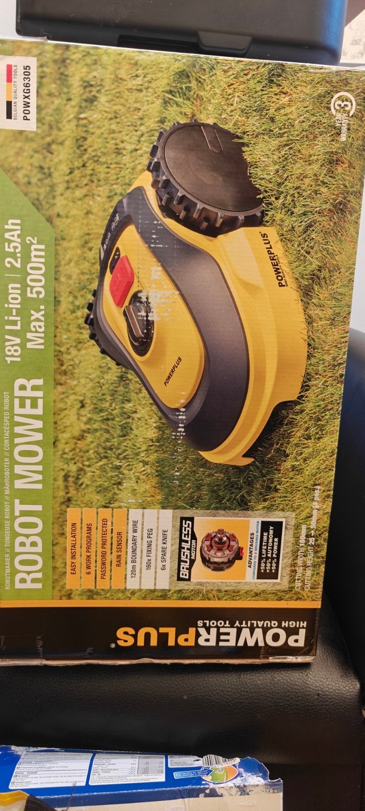 Robot Tondeuse Powerplus, Jardin & Terrasse, Enlèvement, Neuf, Powerplus