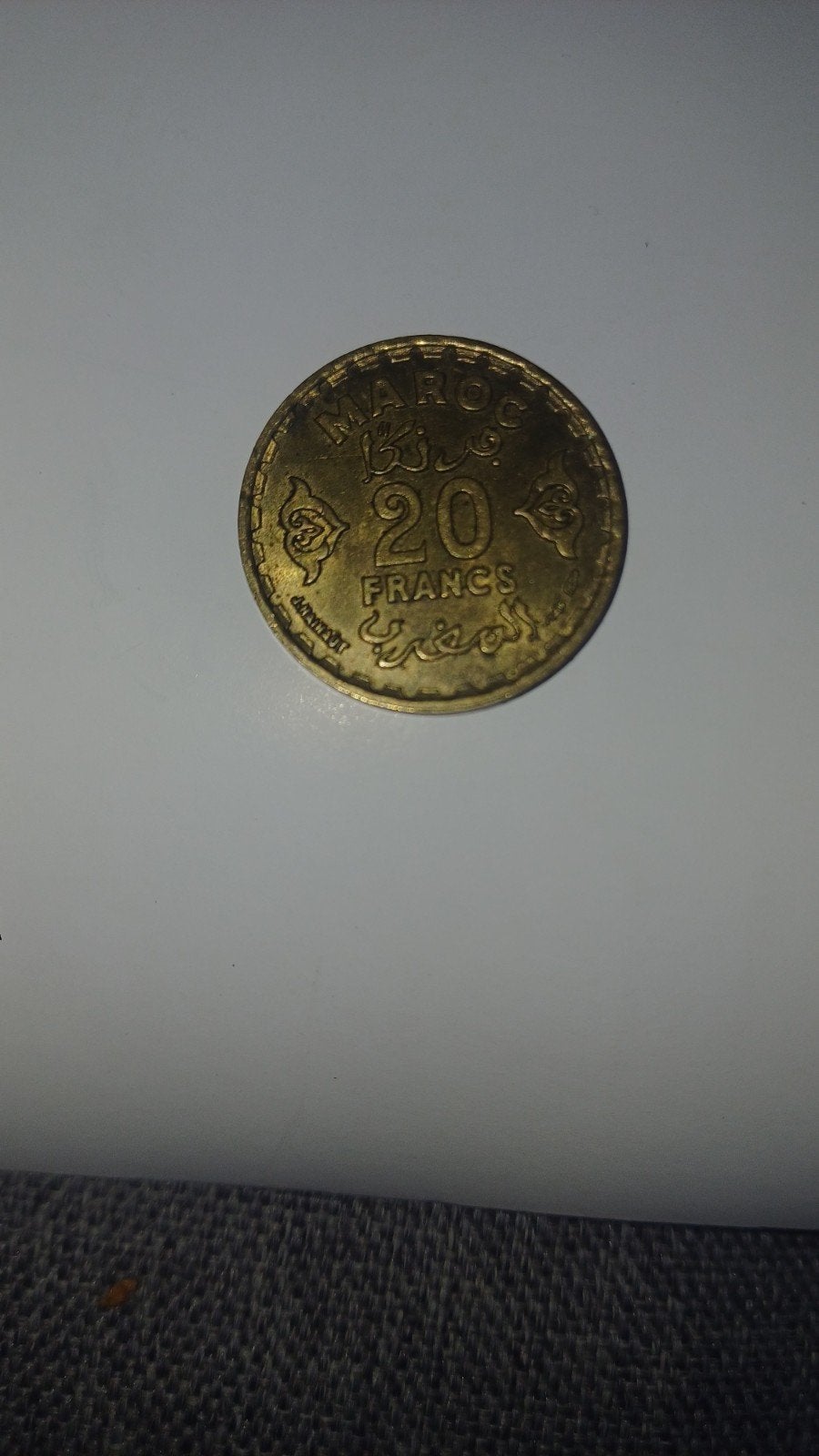 Maroc 10fr et 20 fr, Enlèvement