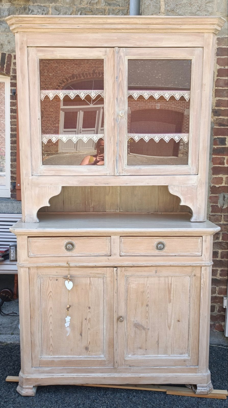 Vaisselier blanchi, Maison & Meubles, Armoires | Buffets, Enlèvement