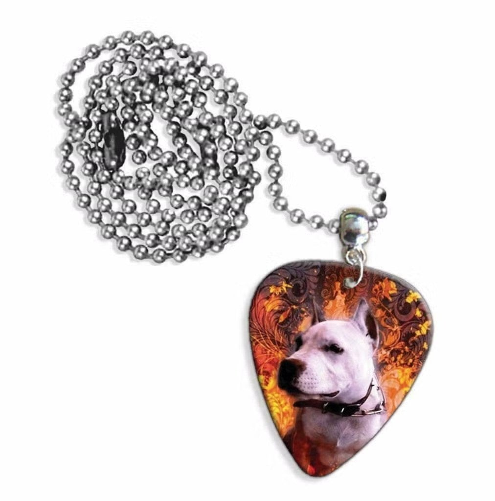 Plectrum ketting of sleutelhanger van een Pitbull hond, Verzamelen, Ophalen of Verzenden, Nieuw