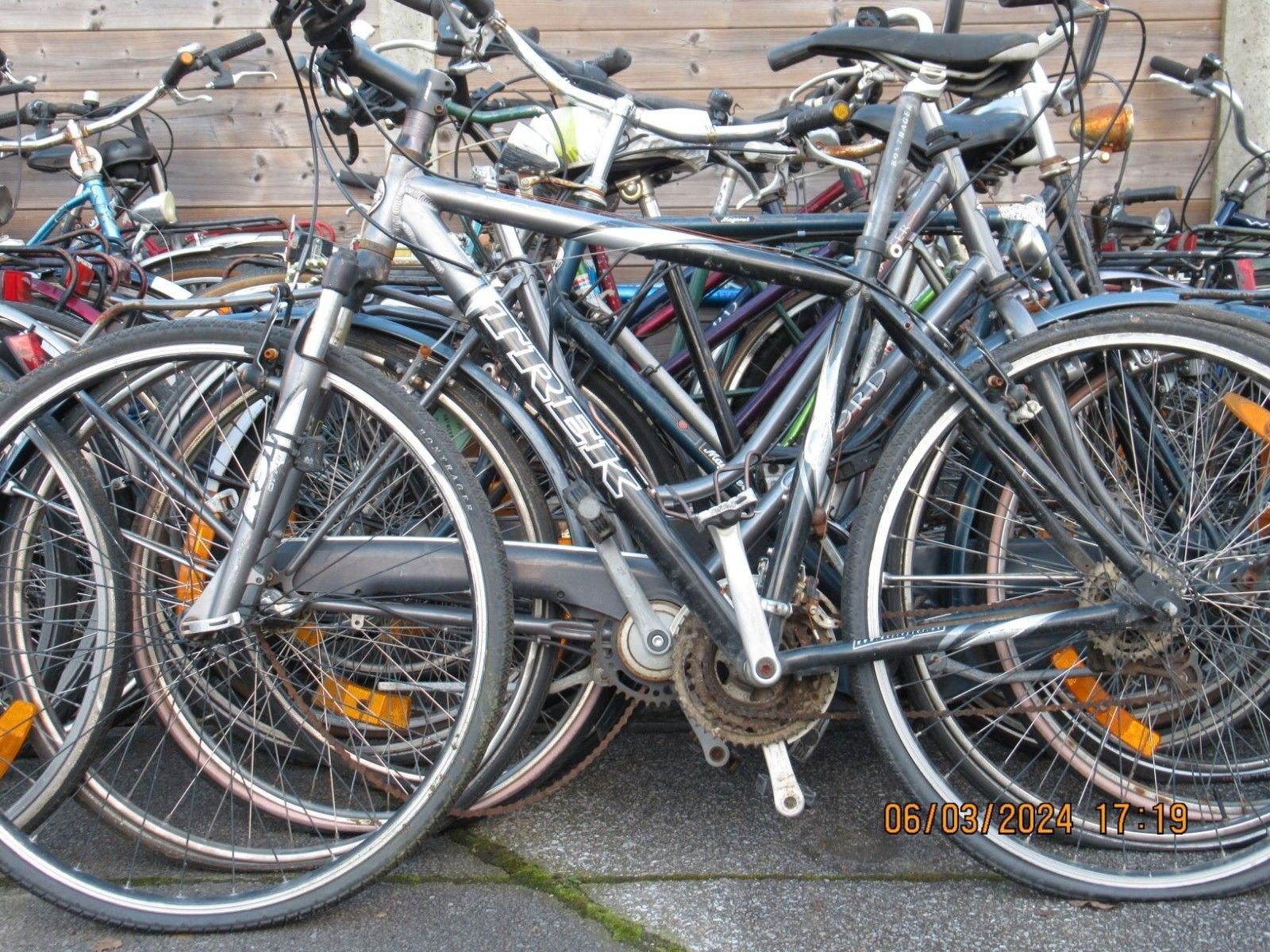 Partij fietsen herenfiets sportfiets damesfiets, Ophalen, Gebruikt, Velgrem, Versnellingen