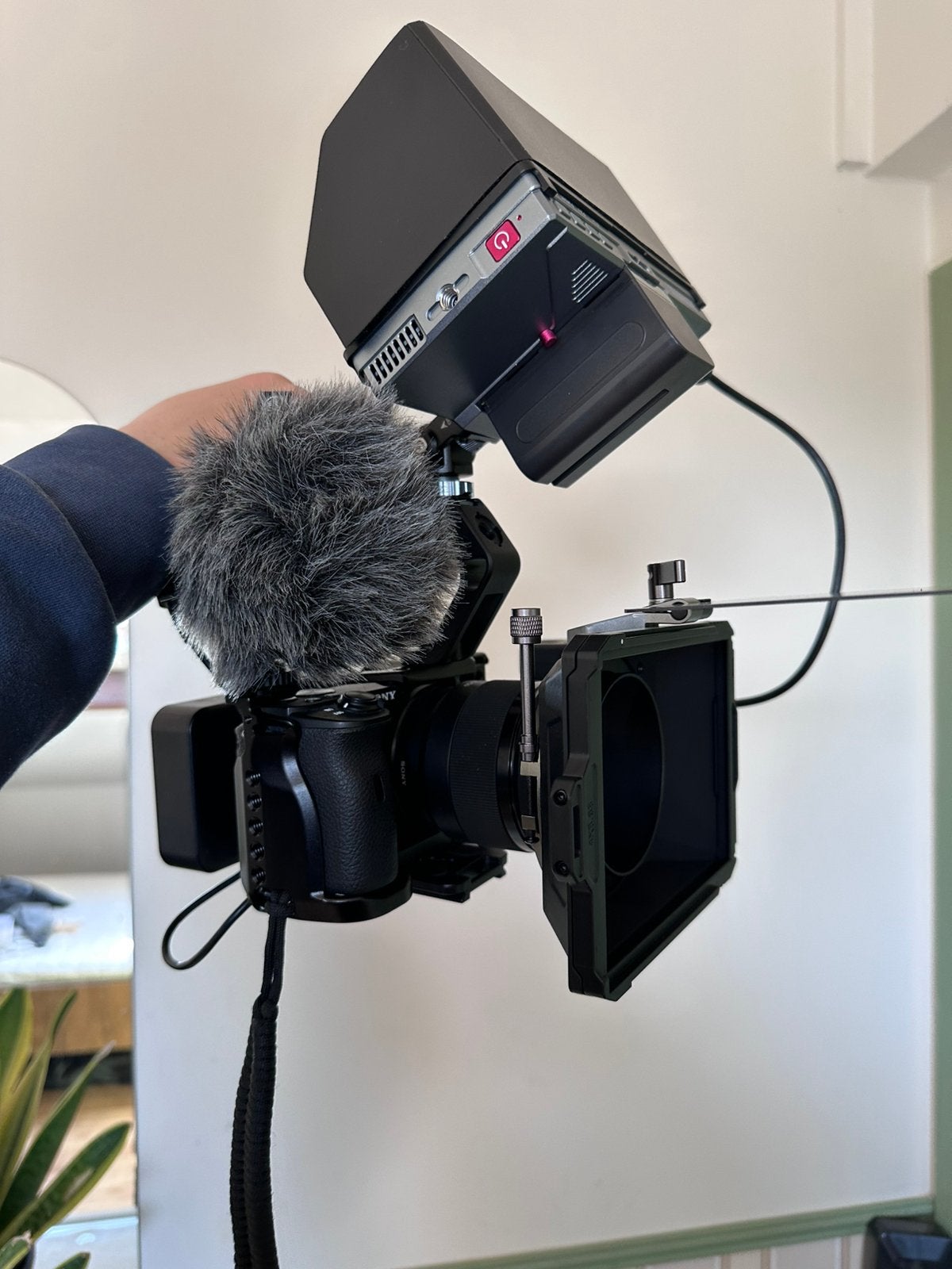 Uitgebouwde camera rig. Accessoires, cameratas, filters, Audio, Tv en Foto, Videocamera's Digitaal, Ophalen, Zo goed als nieuw