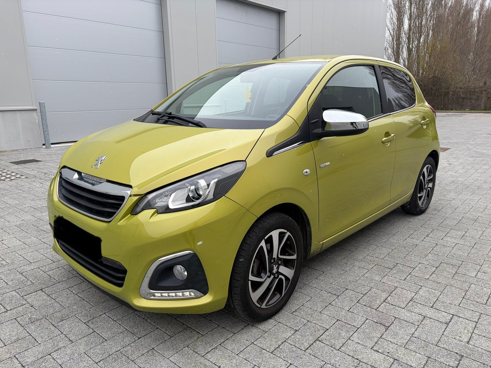 Peugeot 108 1.0 Benzine 2018 53.000km Airco, Voorwielaandrijving, Stof, Euro 6, Geel