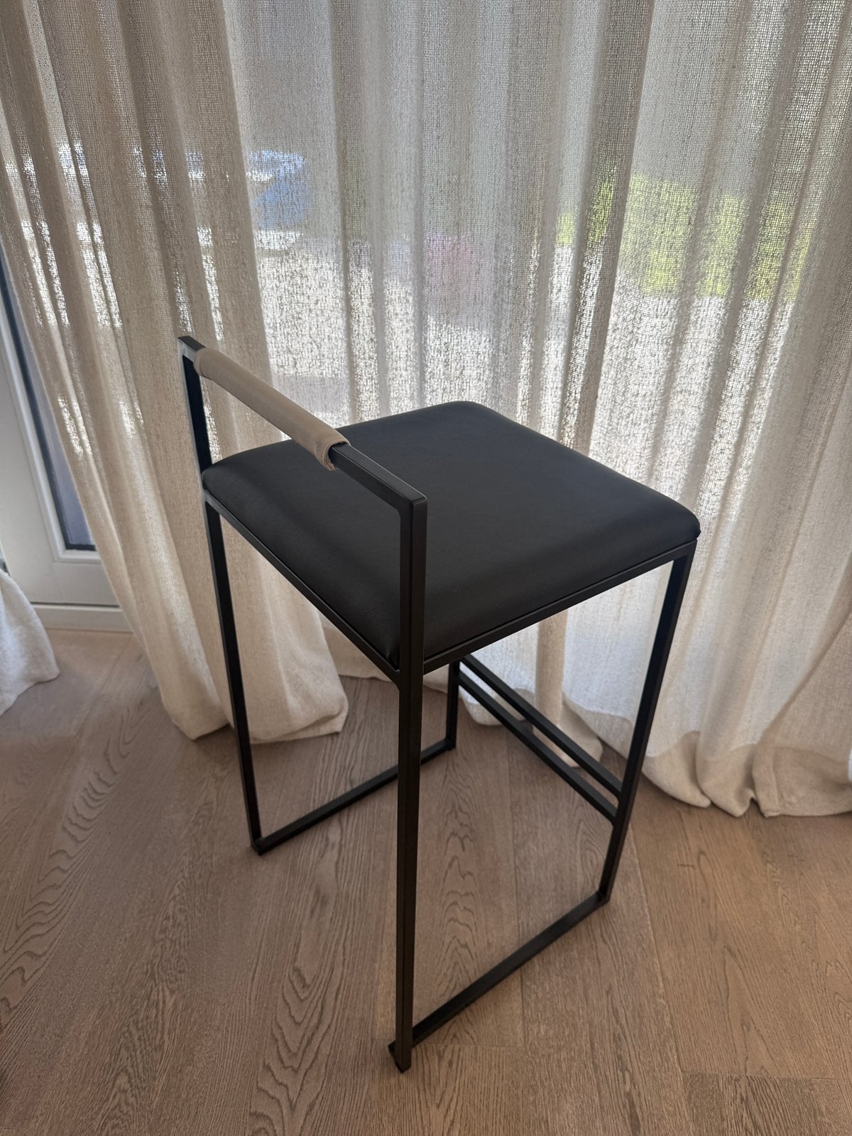 Barstoel, Huis en Inrichting, Barkrukken, Ophalen, Gebruikt, Met voetsteun, 60 tot 90 cm