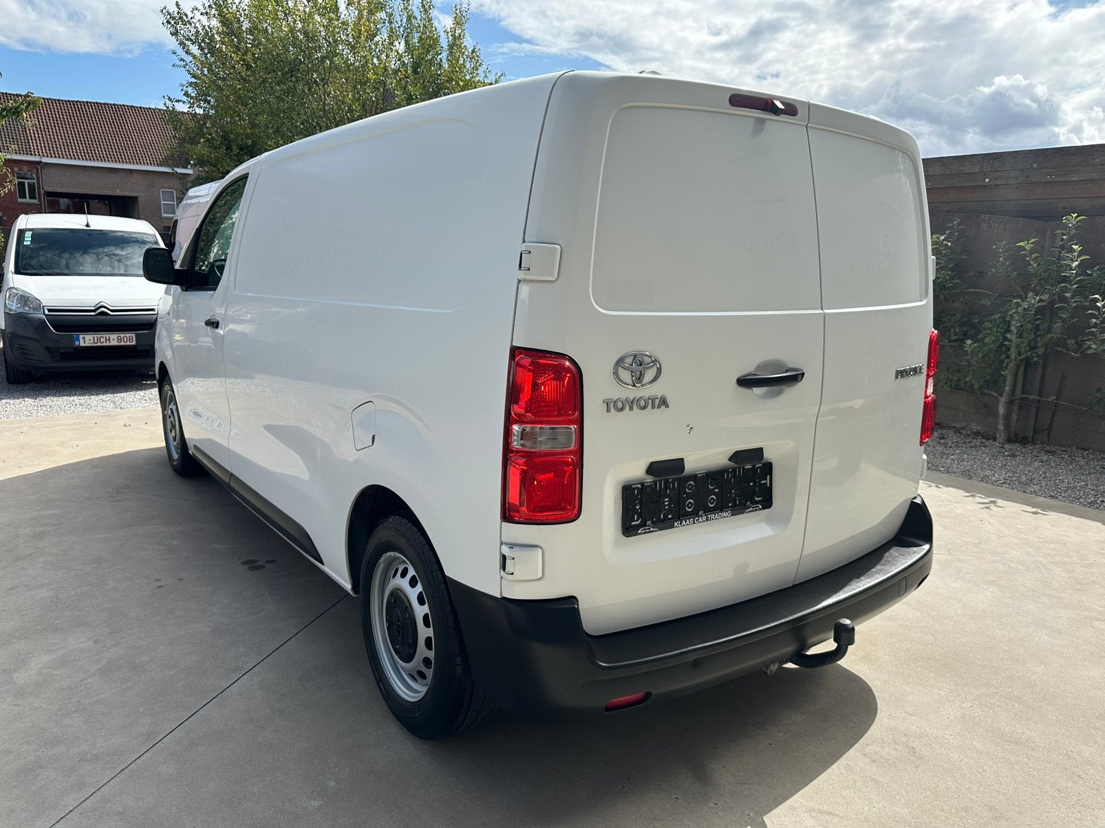 Toyota proace / 83500km / euro 6 / 3 zitplaatsen, Auto's, Voorwielaandrijving, Stof, 4 cilinders, Wit
