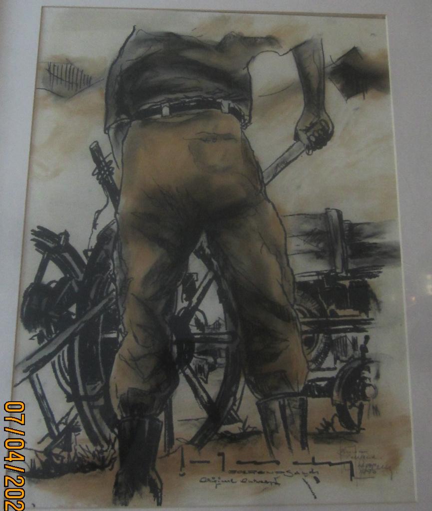 "Boerenpsalm & Aardappelrooi" - Stefaan Tessely (1933), Ophalen