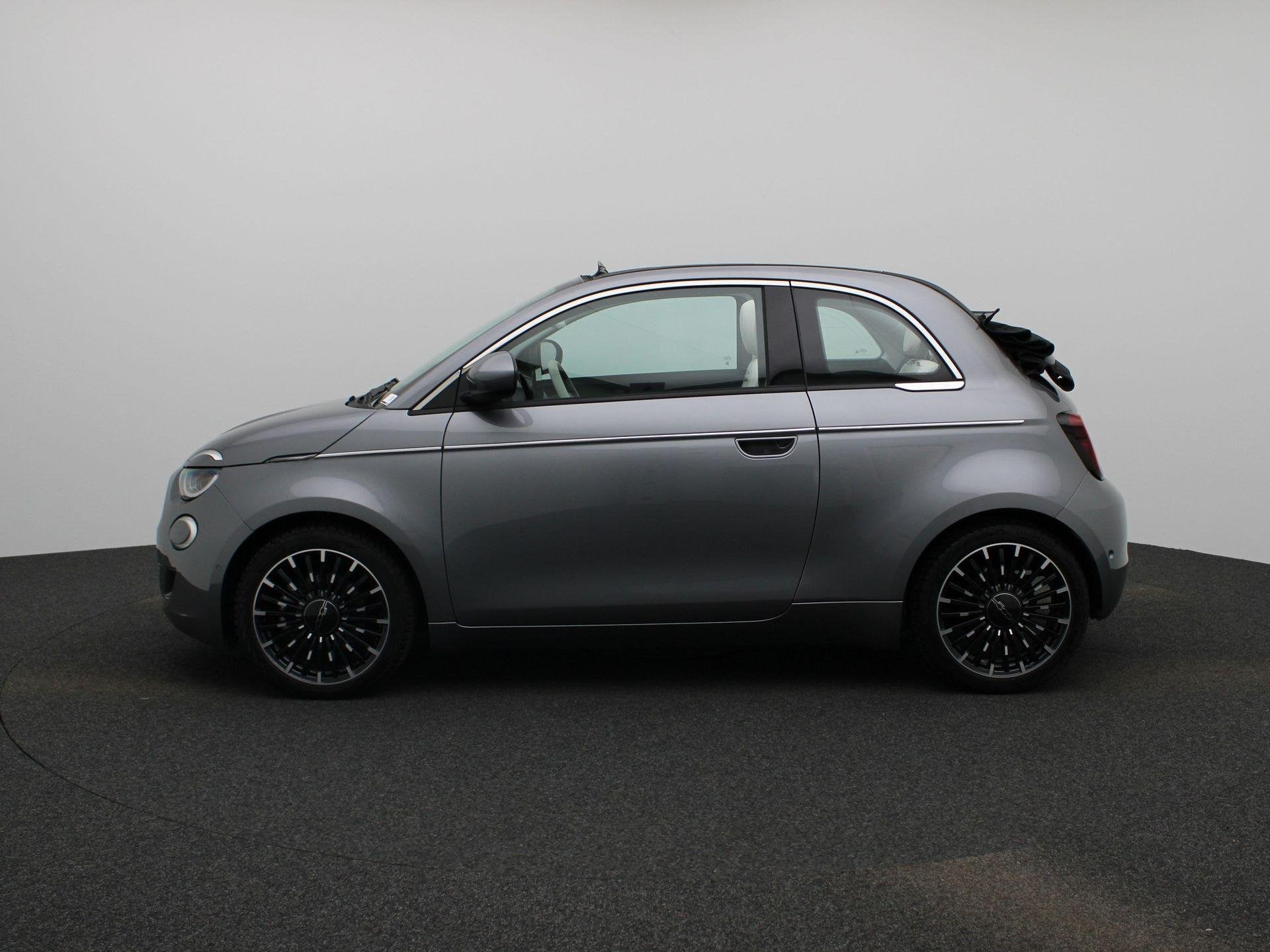 Fiat 500E C La Prima 42 kWh (automatique), Autos, 1305 kg, Argent ou Gris, Achat, 87 kW