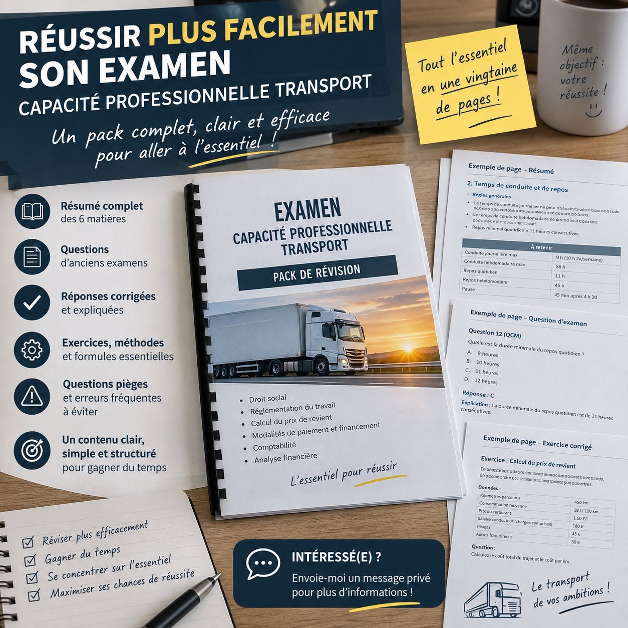 Examen écrit ITLB Résumé + examens corrigés, Boeken