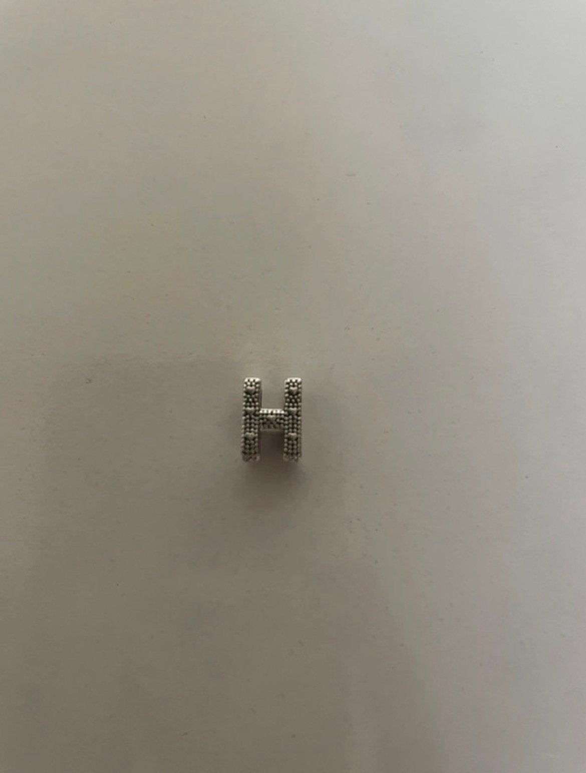 Pandora ‘H’ Charm, Ophalen, Pandora, Nieuw, 1 bedel