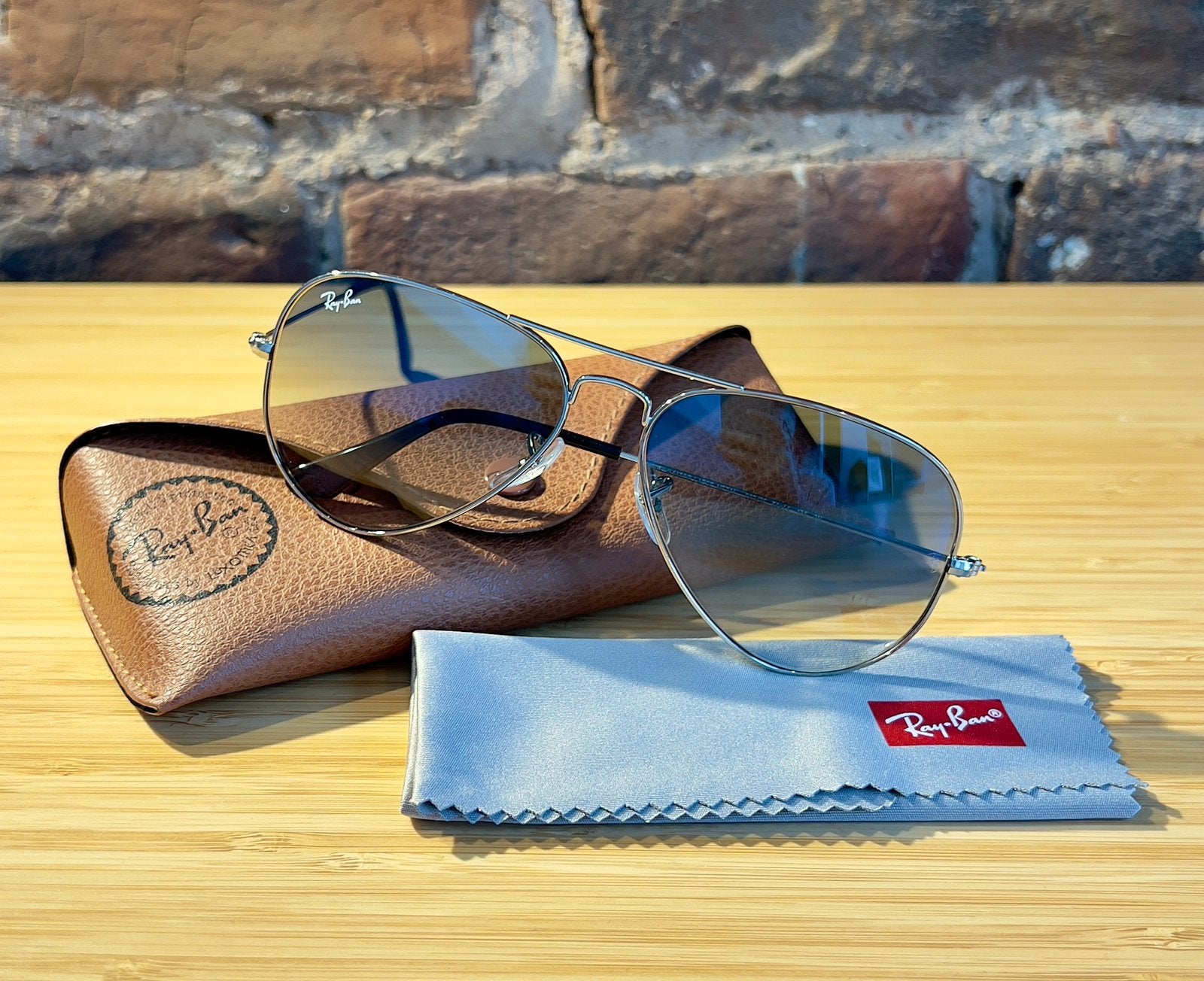 Ray-Ban Aviator Gradient RB3025 003/3F—Nouveau—Original, Neuf, Enlèvement, Ray-Ban, Lunettes de soleil