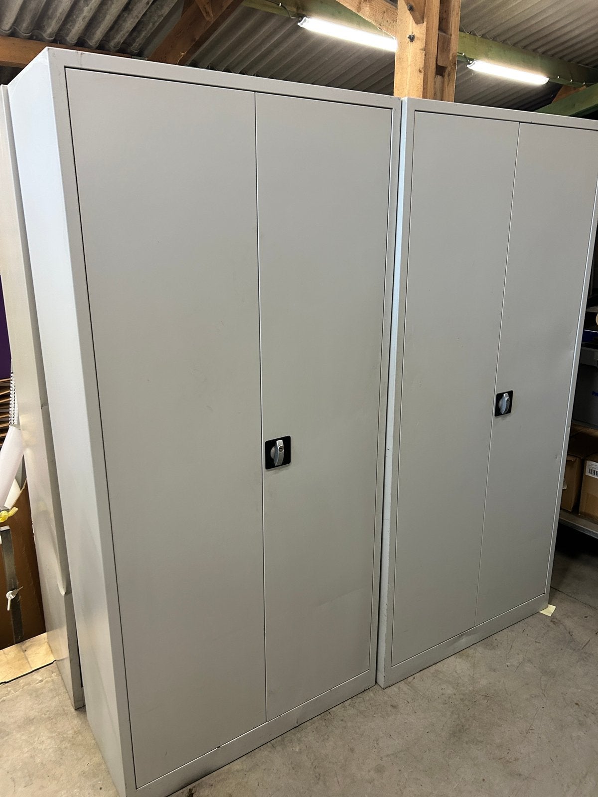 Armoire rangement metallque 90x195, Maison & Meubles, Enlèvement, Utilisé