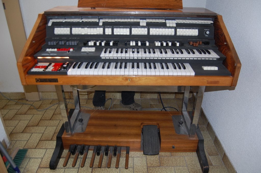 Wersi Helios Helios W2TV Onderdelen, Muziek en Instrumenten, Ophalen, Gebruikt, 2 klavieren, Orgel