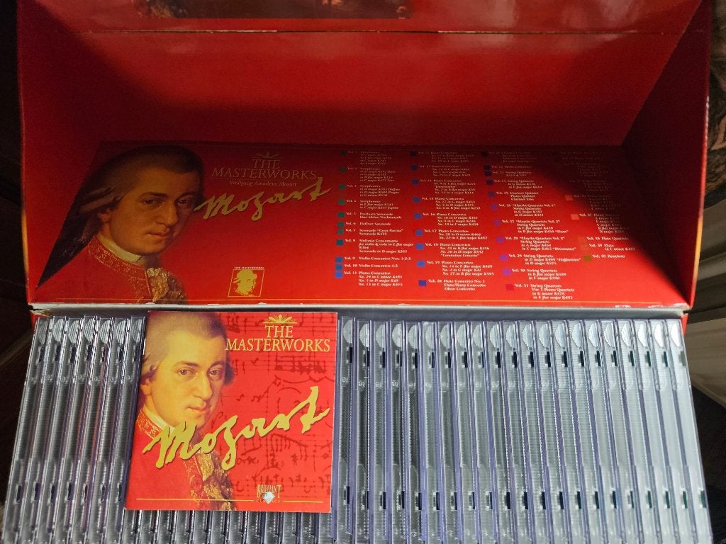 CD-Box Mozart The Masterworks, Mozart, Comme neuf, Enlèvement, Musique de chambre