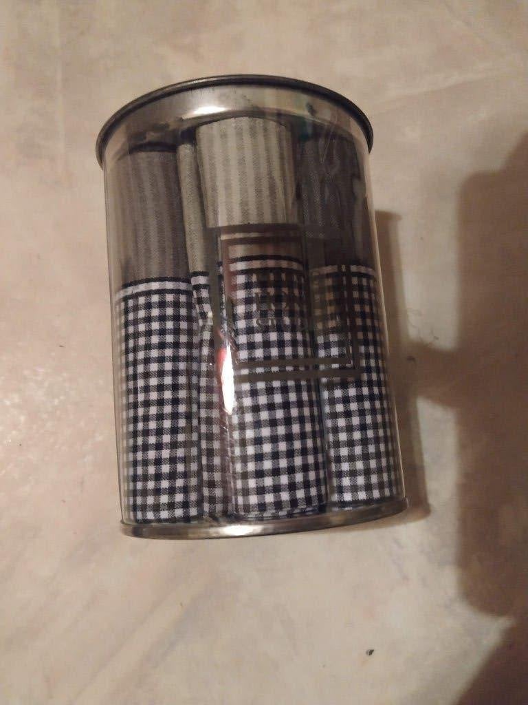 6 zakdoekjes in koker cadeaudoosje nieuw uit te kiezen, Huis en Inrichting, Ophalen of Verzenden, Nieuw, Schort