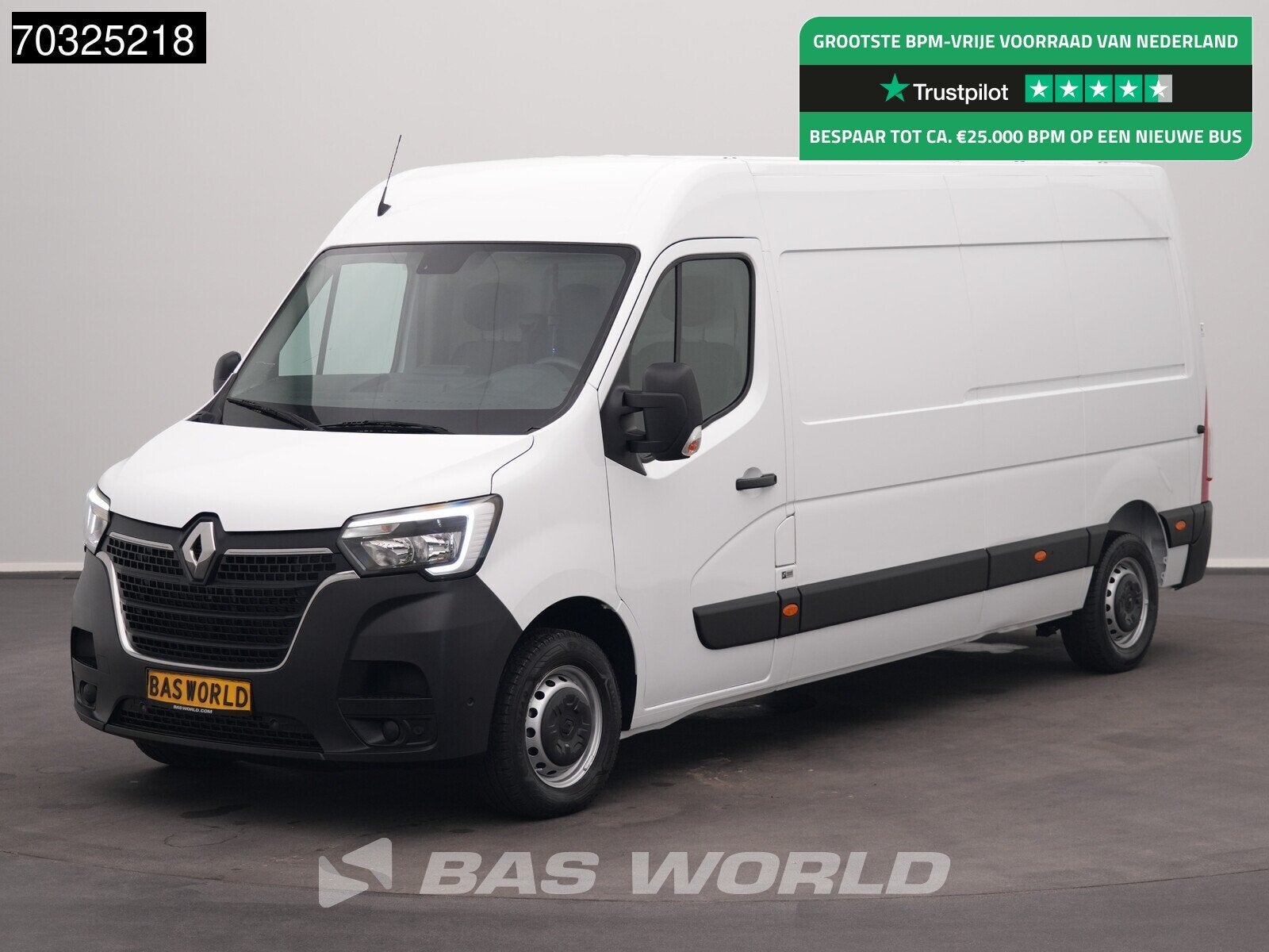 Renault Master 135PK L3H2 LED Airco Cruise Parkeersensoren v, Auto's, 135 pk, Stof, Gebruikt, Euro 6