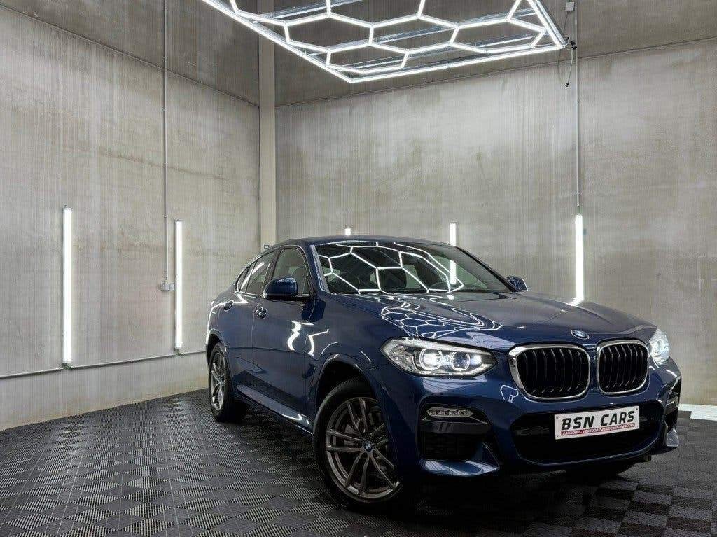 BMW X4/M-PACK/XDRIVE/LED/LEER/1EIGENAAR/GARANTIE, Auto's, Automaat, Blauw, https://public.car-pass.be/vhr/aa4b2a41-76cd-406c-996b-fd7a694e5d4d