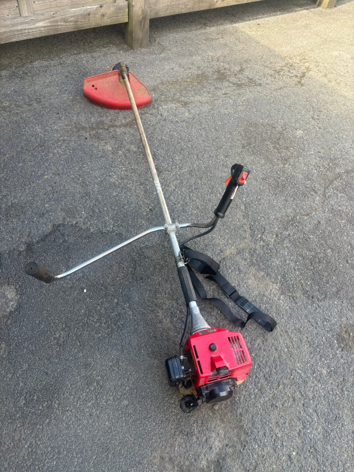 Bosmaaier benzine Maruyama 35cc met draadkop, Tuin en Terras, Ophalen, Gebruikt, Benzine