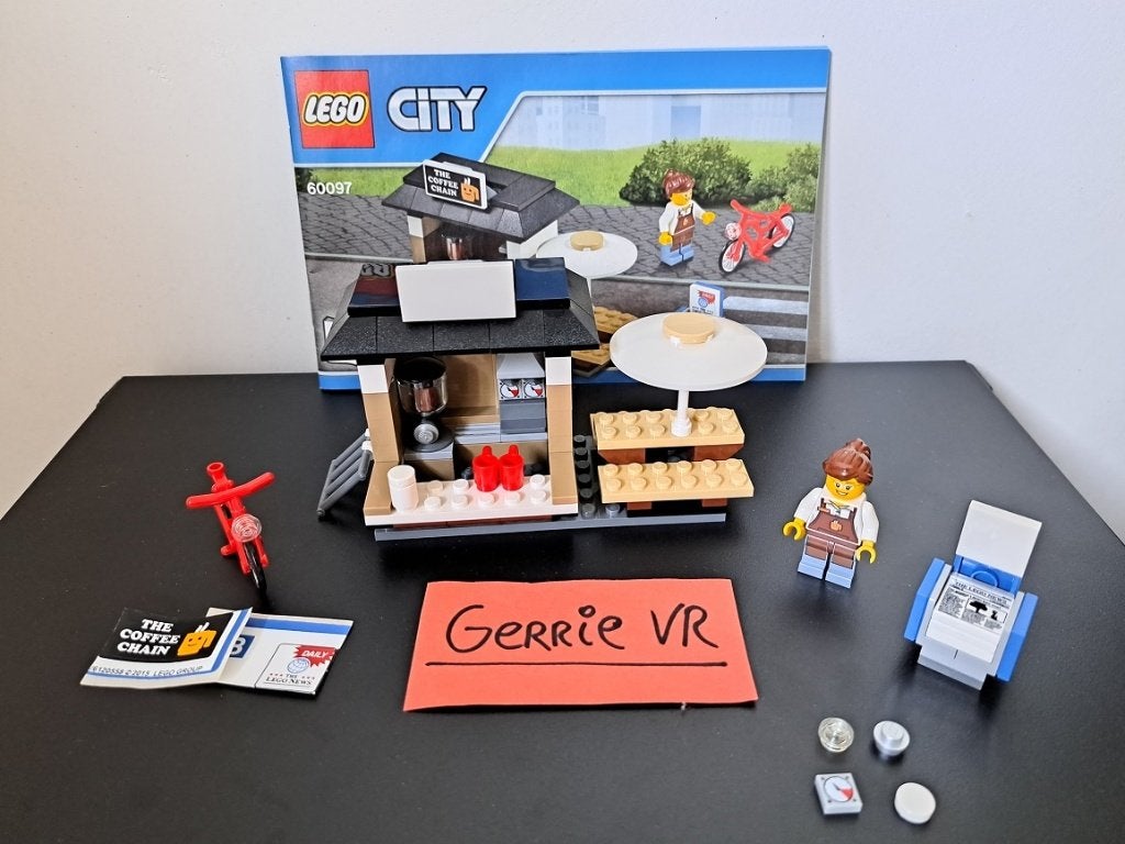 Lego 60097 - Koffiebar, City, Lego, Inclusief instructies, Ophalen of Verzenden