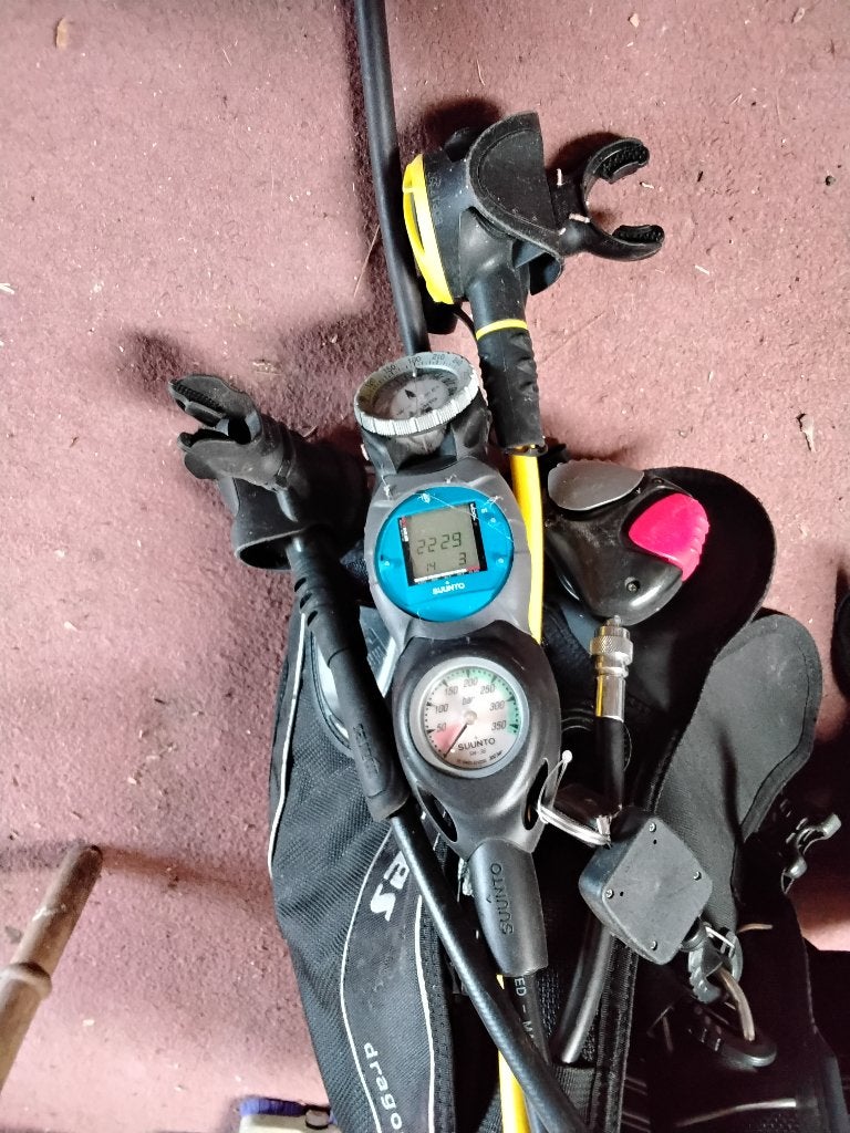 bouteille de plongée à oxygène, Sports nautiques & Bateaux, Plongée, Enlèvement, Bouteille de plongée