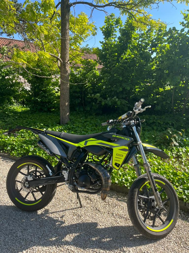 Sherco sm-r 50 2023 waardepeiling!!, Autres marques, 6 vitesses, Enlèvement, Utilisé
