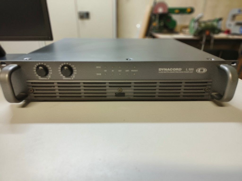 Dynacord L500 power amp, Ophalen, Zo goed als nieuw, Minder dan 500 watt, P.A.