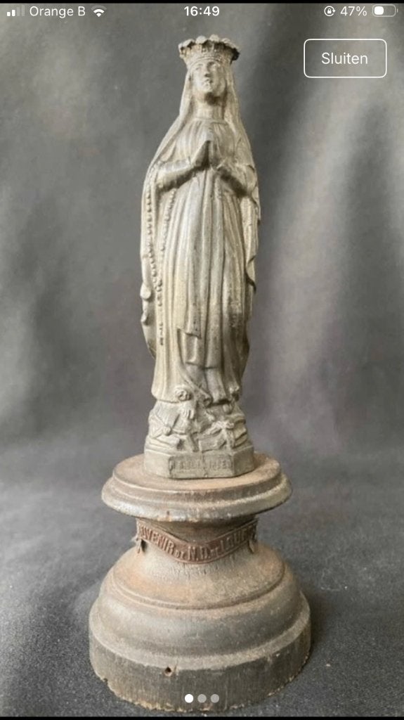 Statue souvenir de Lourdes, Antiquités & Art, Enlèvement ou Envoi