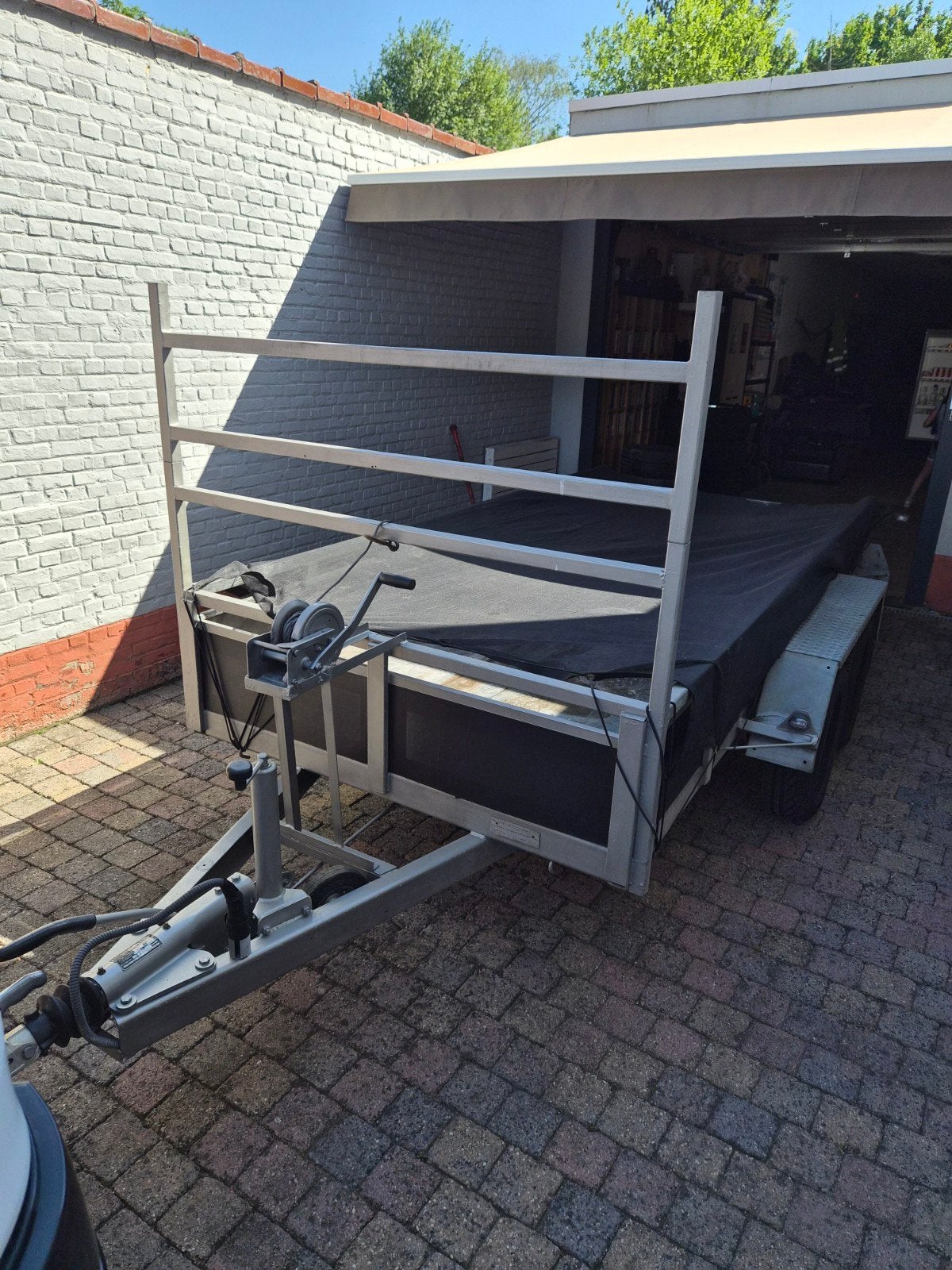 Aanhangwagen bcw 2000kg, Ophalen